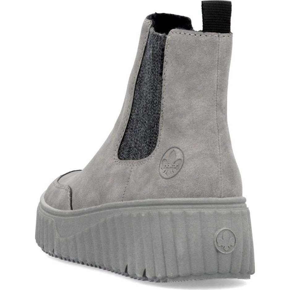 RIEKER Aulinukai moterims, Pilka, Ladies mid height boots 6