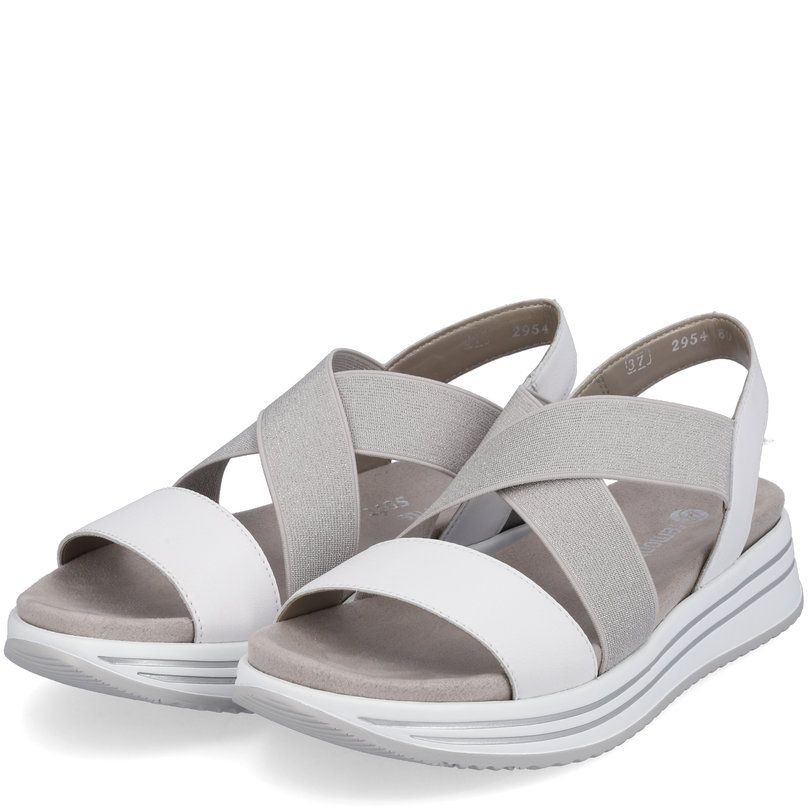 REMONTE Basutės moterims, Balta, SANDALS 5