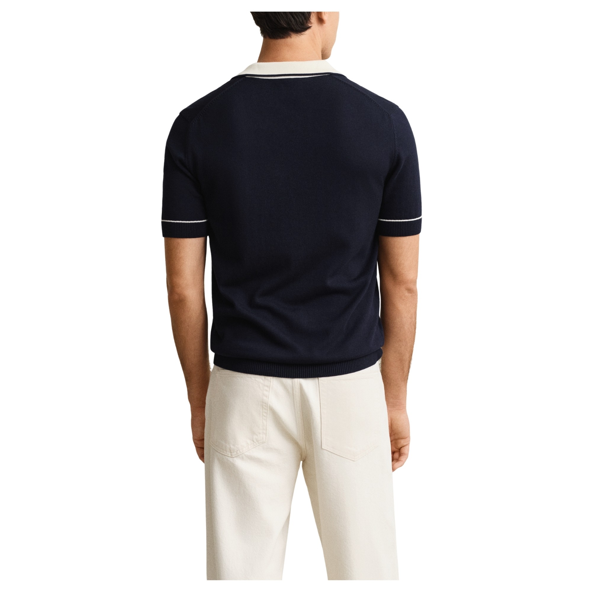 GANT Polo marškiniai trumpos rank. vyrams, Mėlyna, 8030287-433 Polo short 4