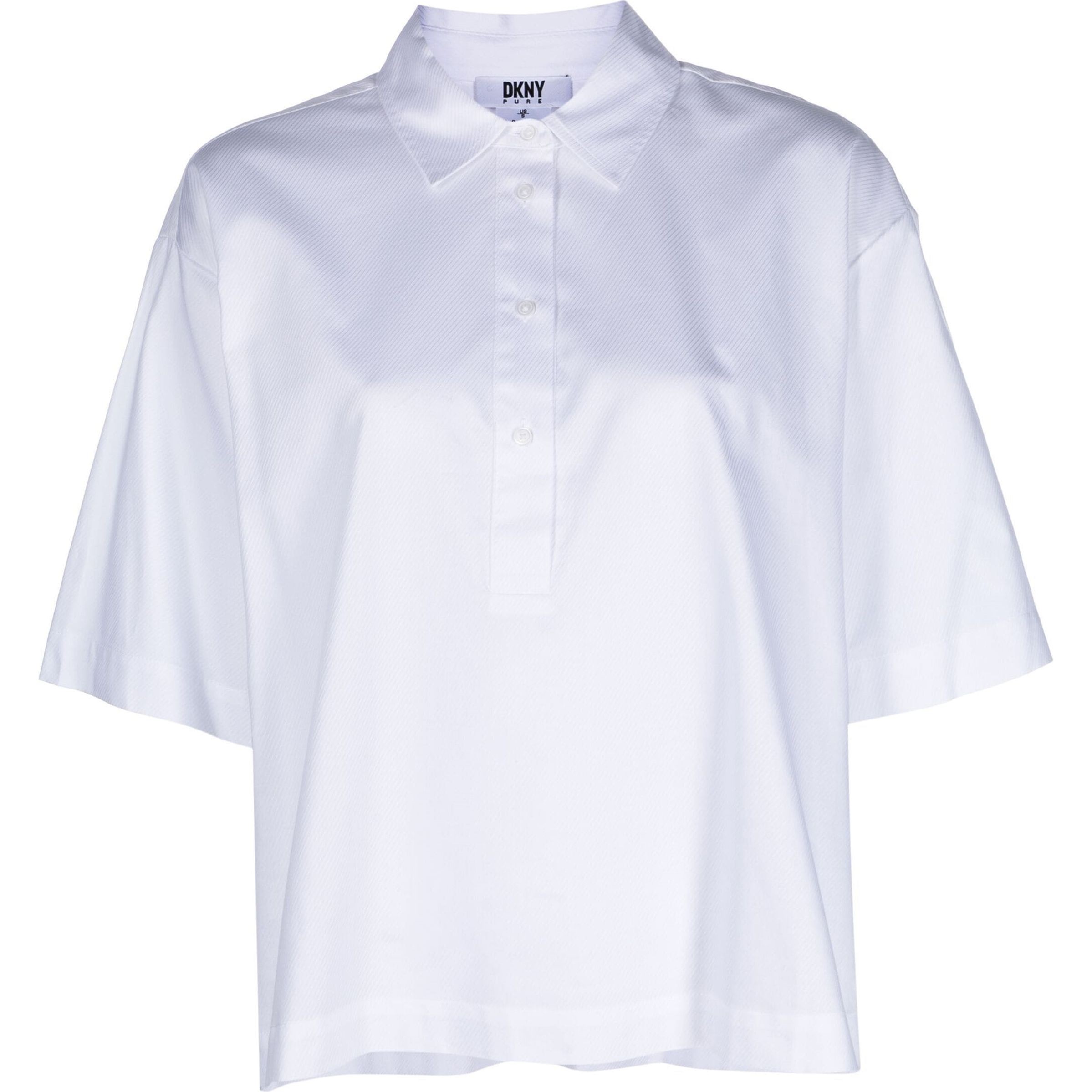 DKNY Marškiniai trump. rankovėmis moterims, Balta, Elbow sleeve shirt 1