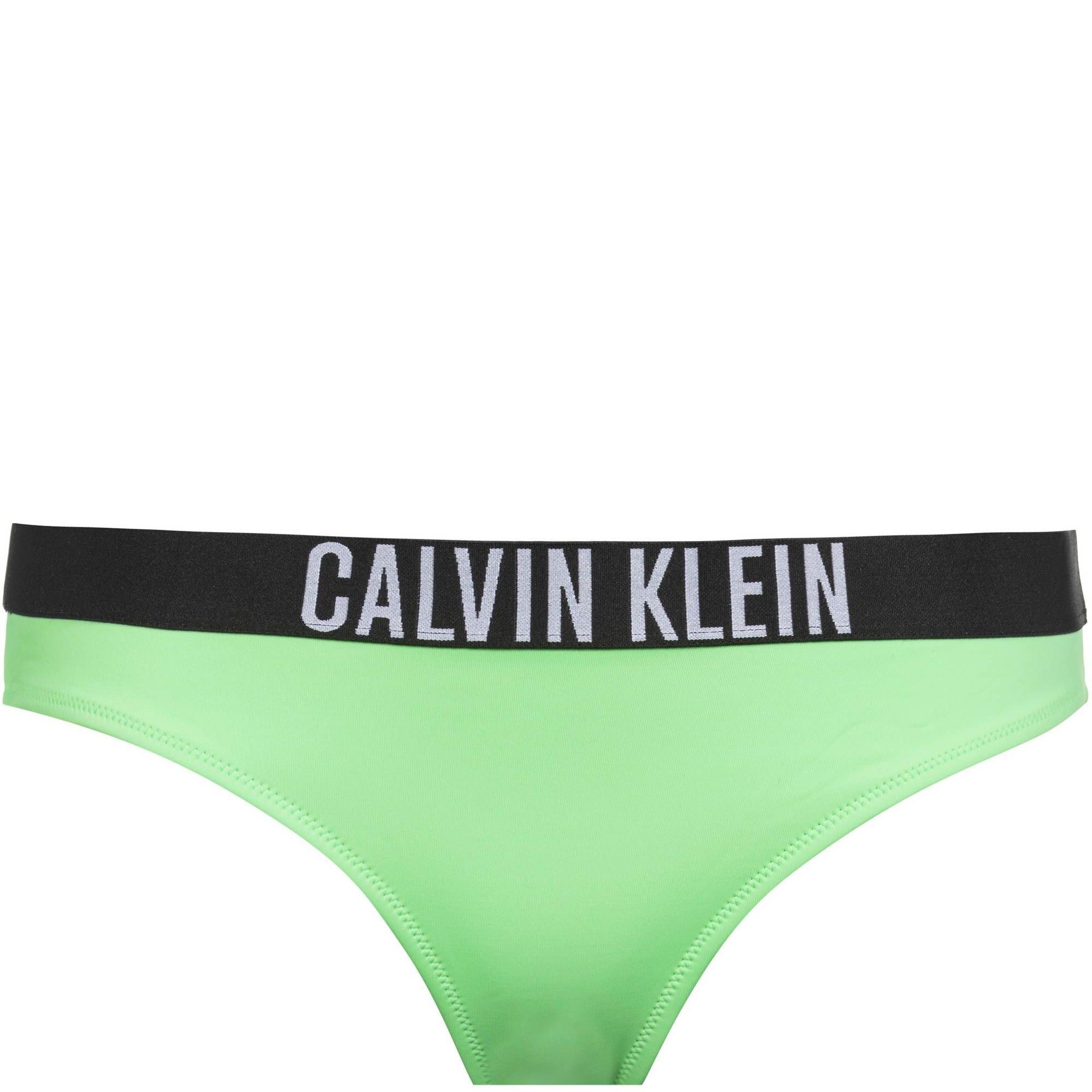 CALVIN KLEIN UW Apatinė kostiumėlio dalis moterims, Žalia, Classic bikini 1