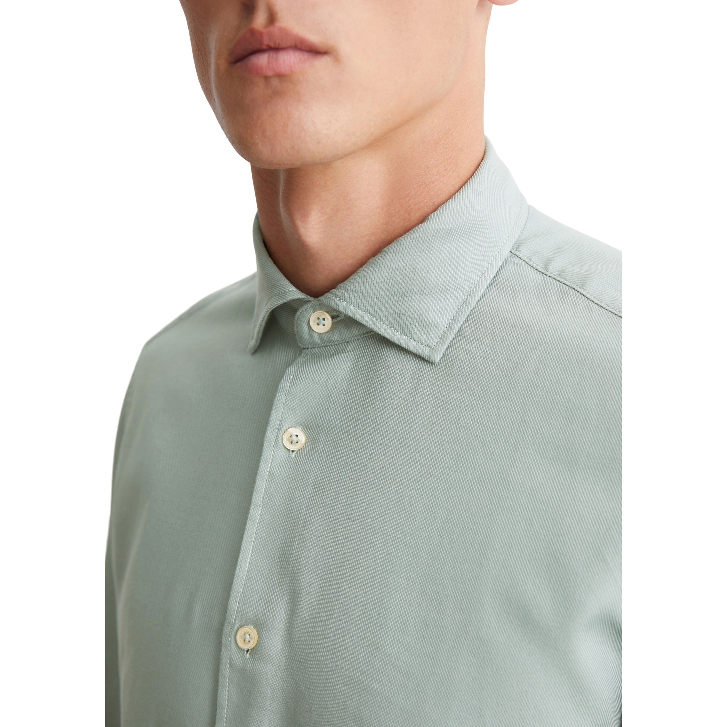 MARC O'POLO Marškiniai ilgomis rankovėmis vyrams, Žalia, Shirts lon 430728042256 4