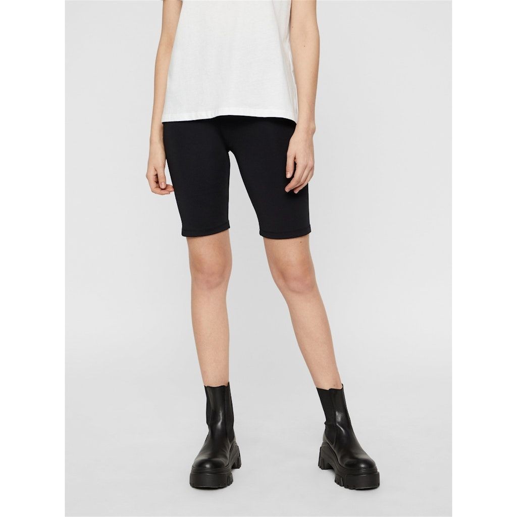 PIECES Šortai moterims, Juoda, PCMIVA HW BIKE SHORTS 5