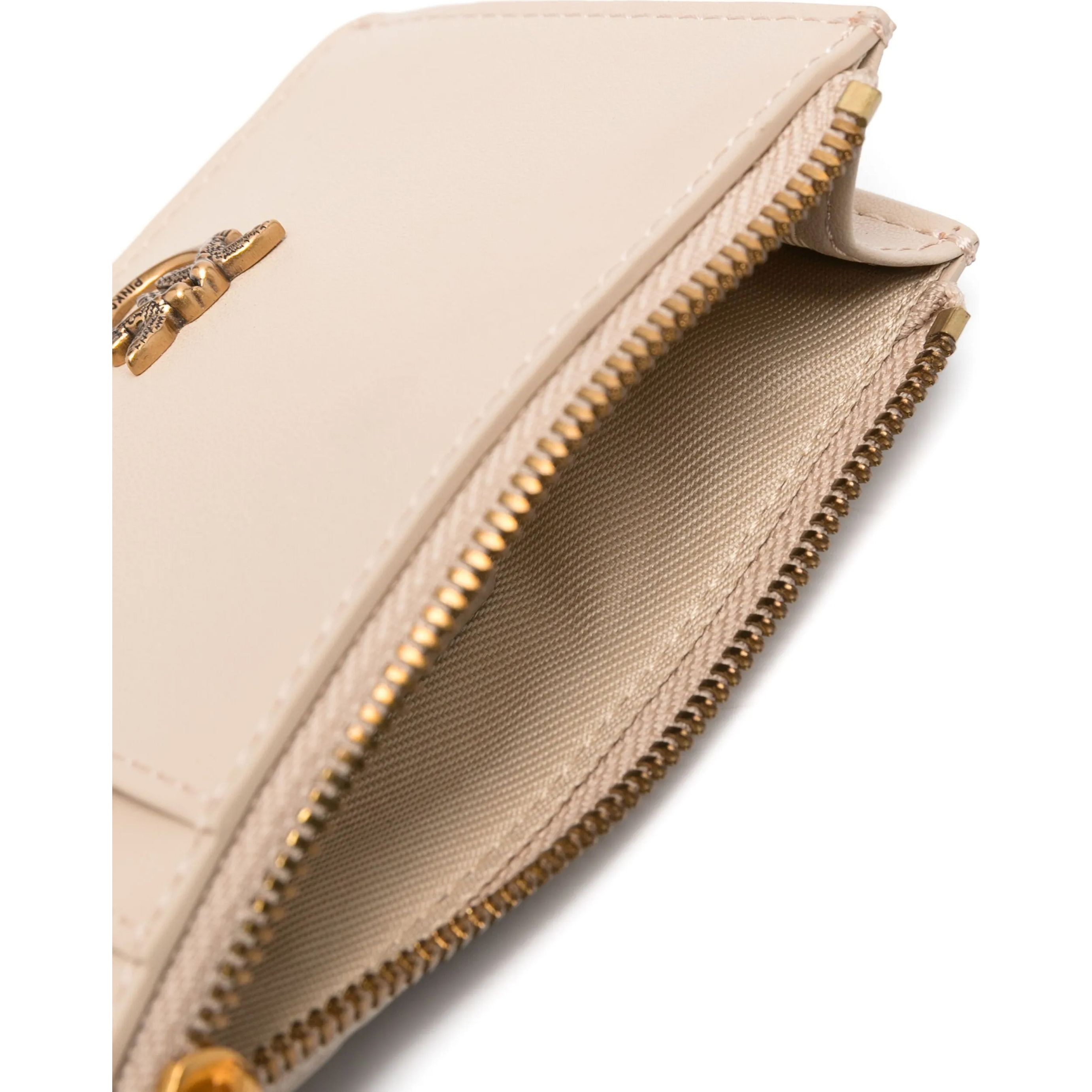 PINKO Kortelių dėklas moterims, Smėlio, Airone cardholder 3