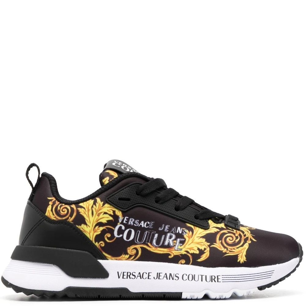 VERSACE JEANS CUTURE Bateliai - moterims, BLACK/GOLD, Fondo dynamic shoes 2