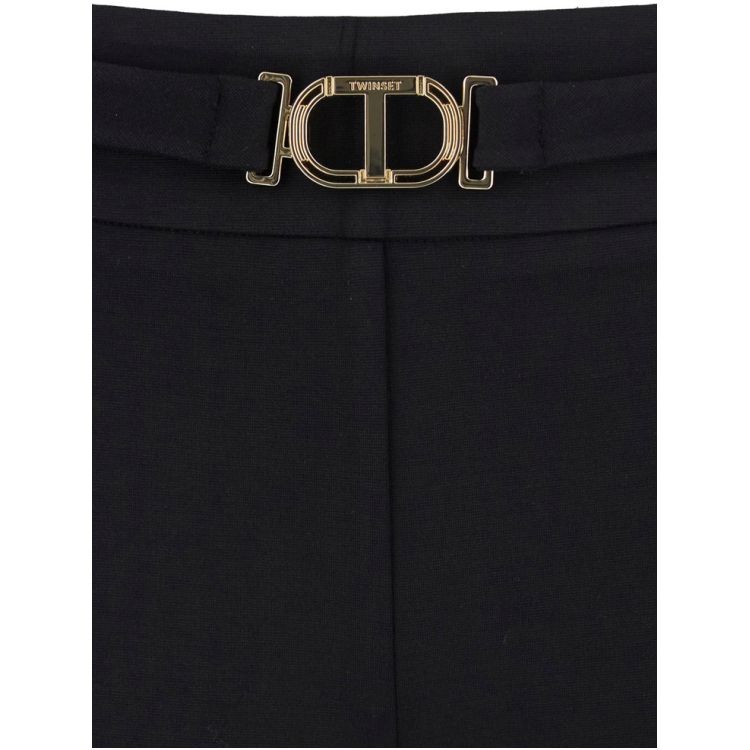 TWINSET Kelnės moterims, Juoda, Knitted trousers 3