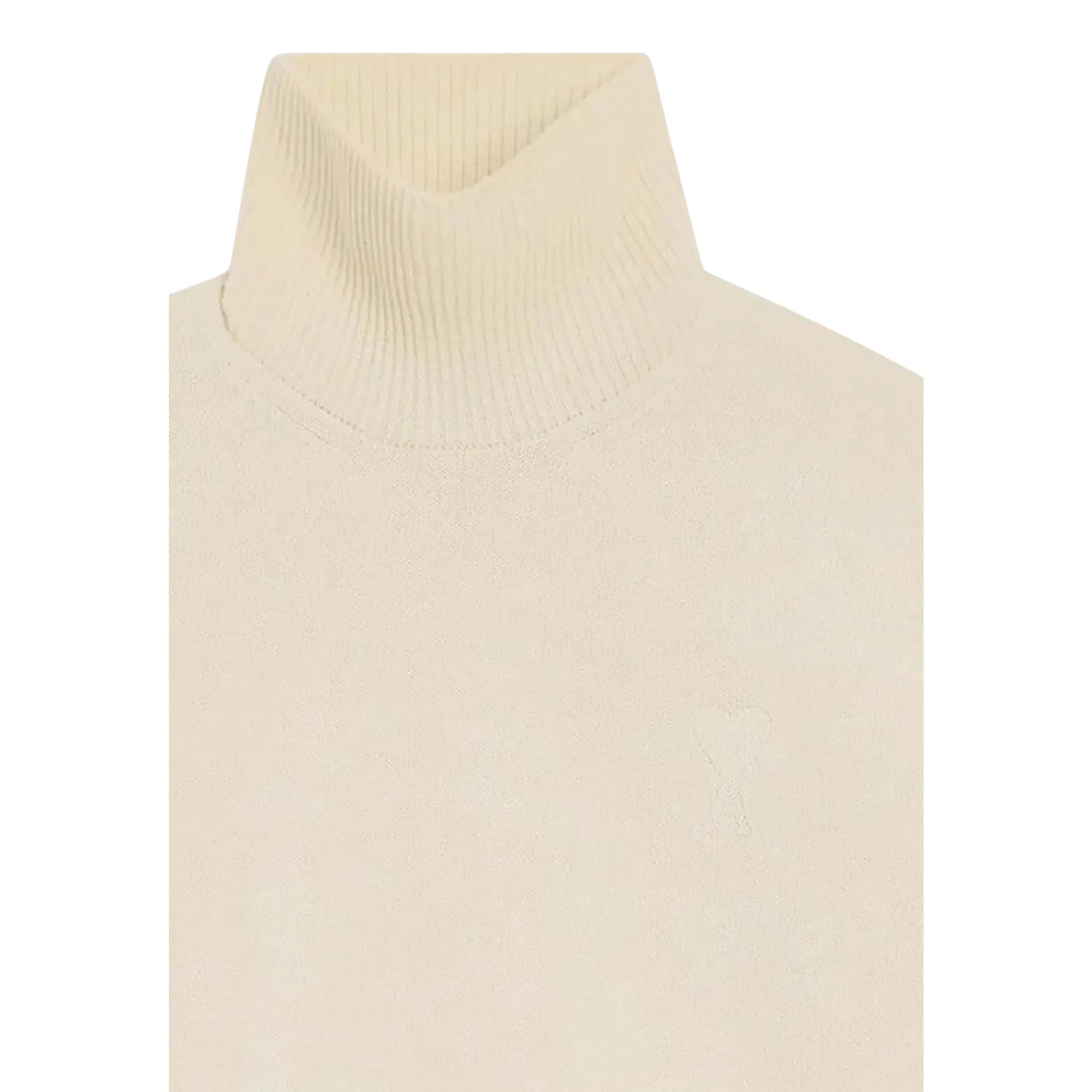 AMI PARIS Megztinis, Smėlio, Funnel neck sweater 2