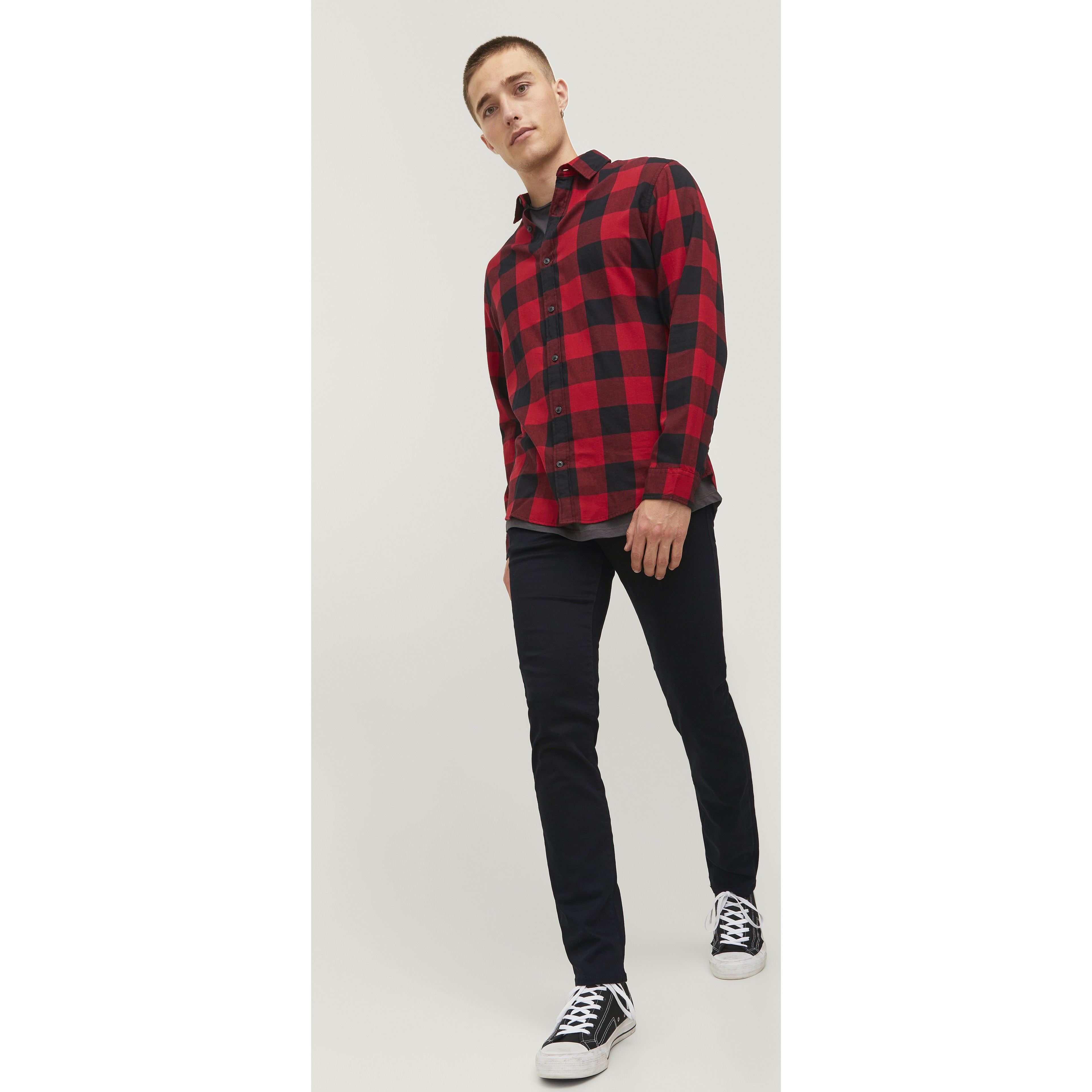 JACK & JONES Slim džinsai vyrams, JJIGLENN JJICON JJ 1 8