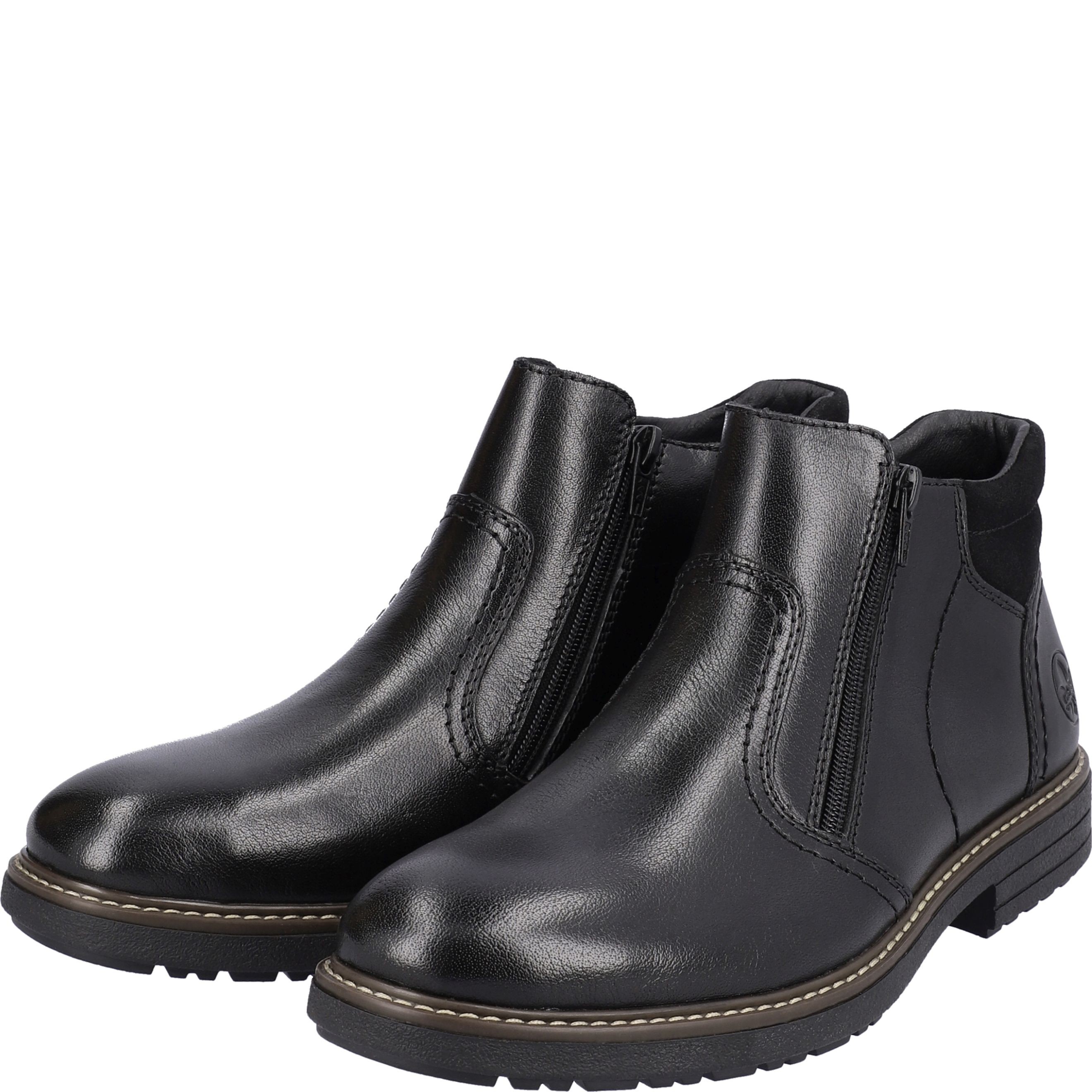 RIEKER Aulinukai vyrams, Juoda, BOOTIES 10