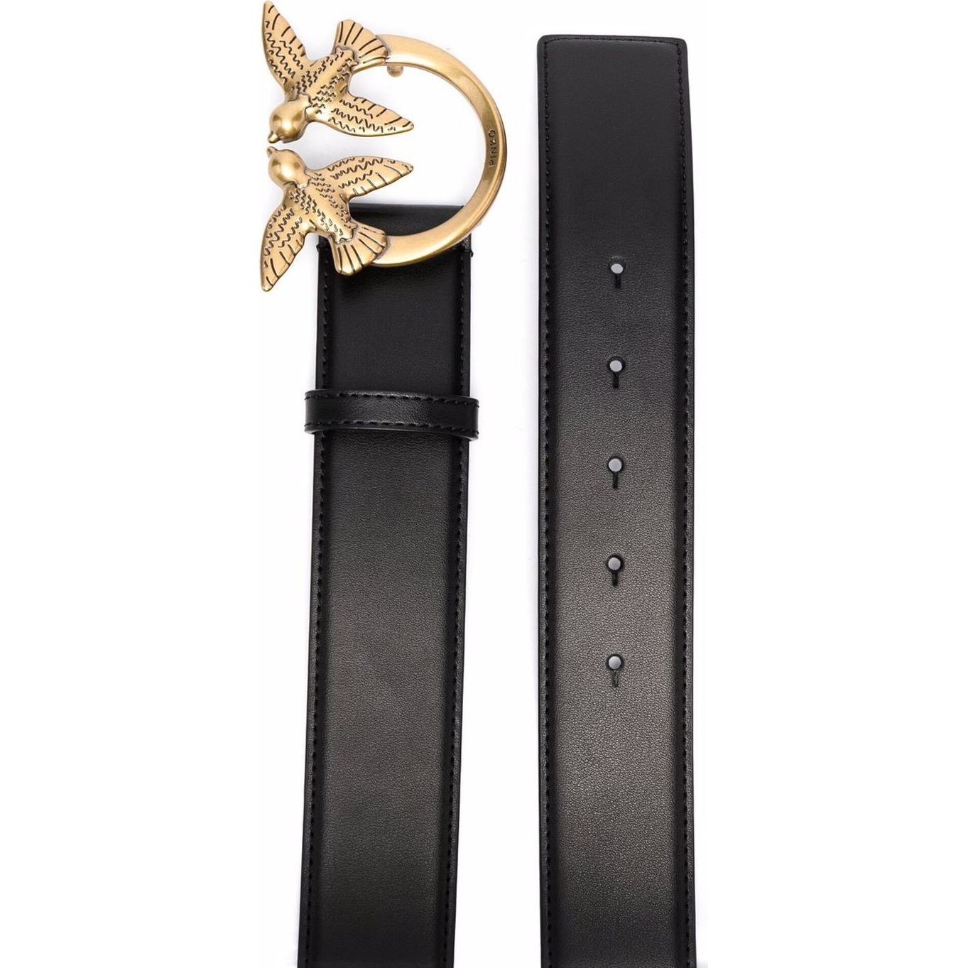 PINKO Diržas moterims, Juoda, Love berry simply belt 2