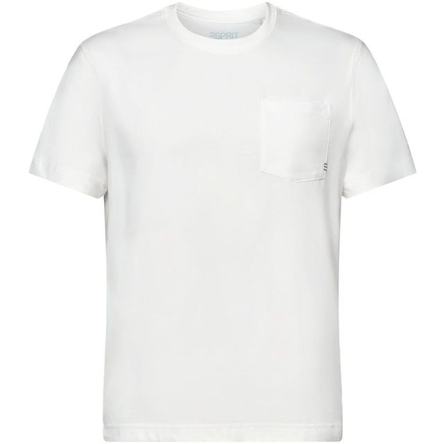 ESPRIT Marškinėliai vyrams, Balta, OCS pocket cn T-Shirts 1