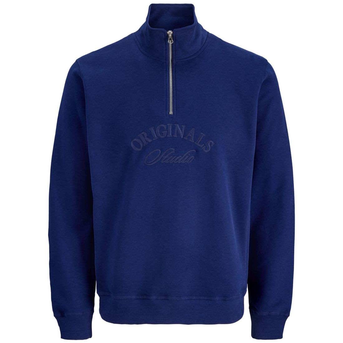 JACK & JONES Megztinis vyrams, Mėlyna, Bleecker branding sweat