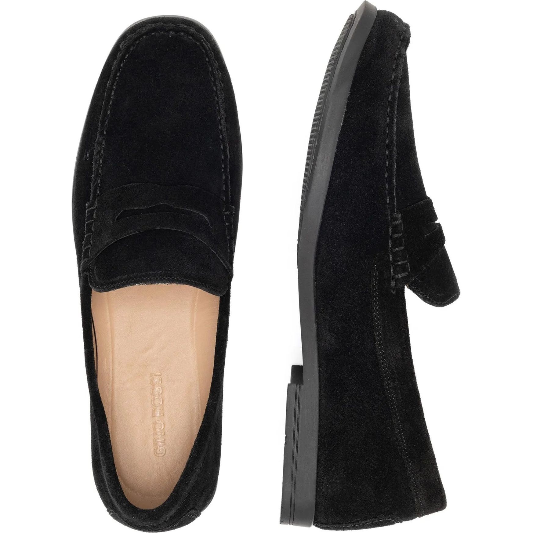 GINO ROSSI Bateliai - vyrams, Juoda, SHOES 3