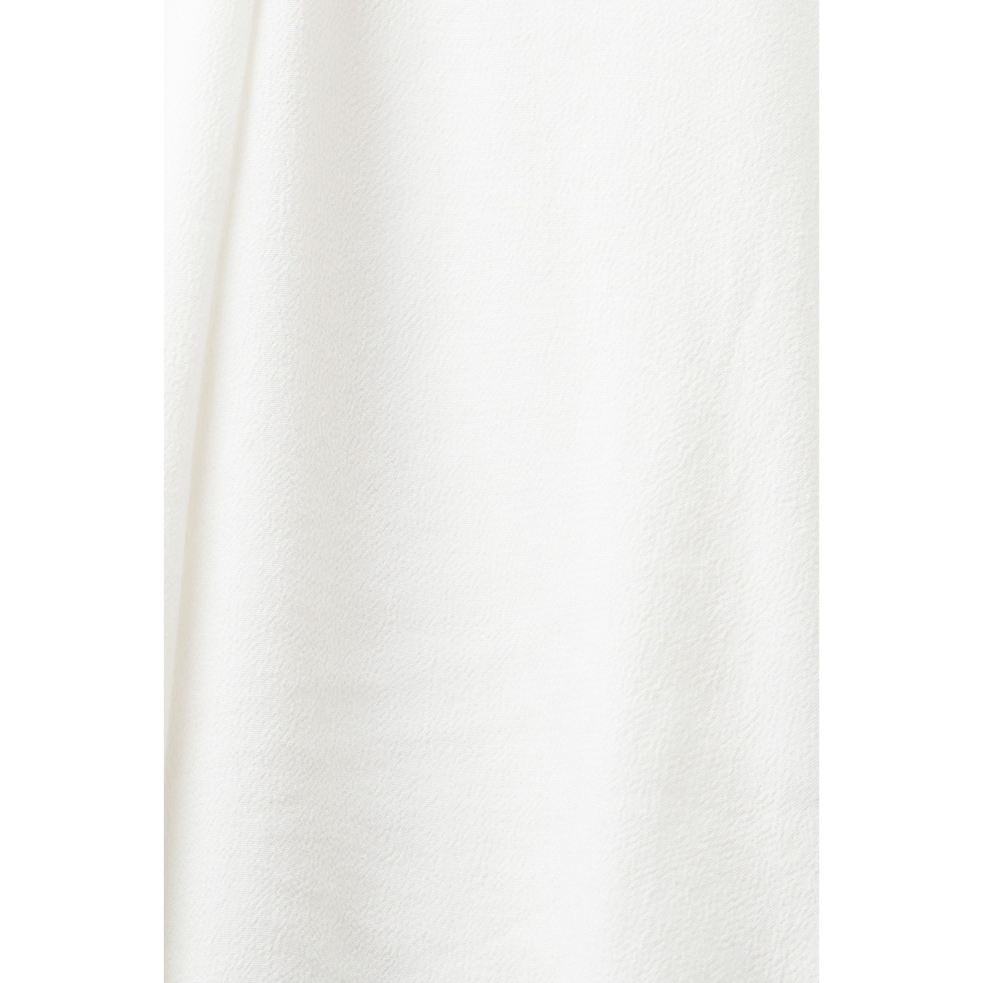 ESPRIT Palaidinės moterims, Balta, Cr?pe V-Neck Blouse 4