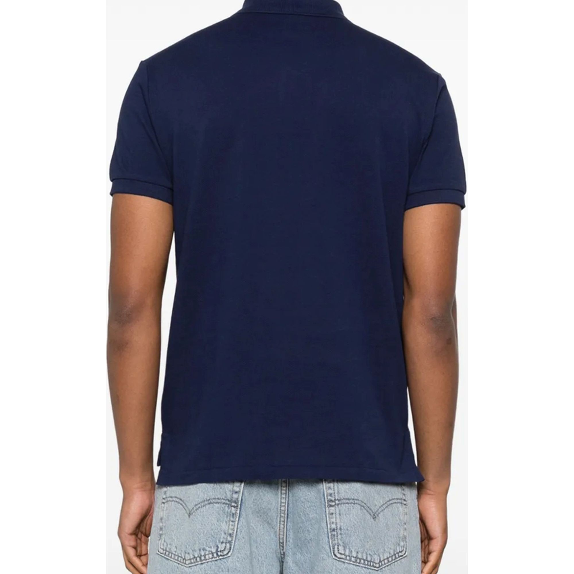 POLO RALPH LAUREN Polo marškiniai trumpos rank. vyrams, Mėlyna, Sskccmslm1-short sleeve-knit 3