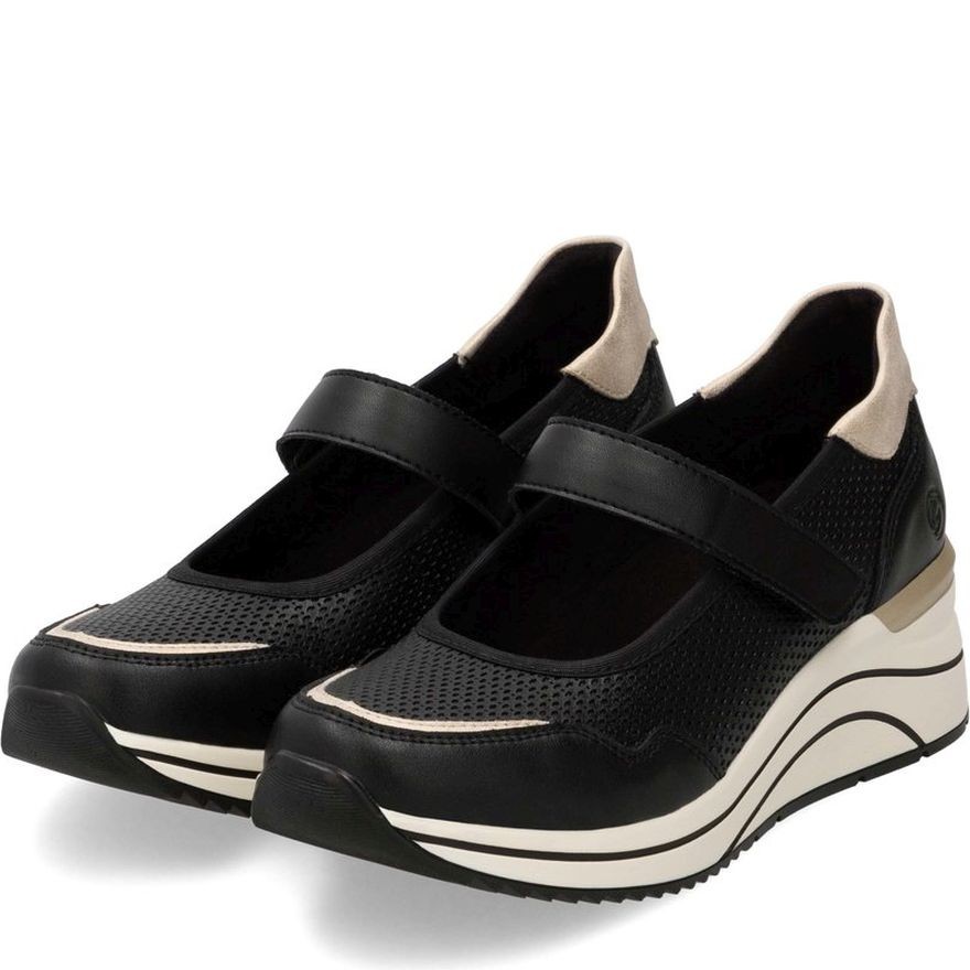 REMONTE Balerinos moterims, Juoda, Ballerina with strap 3