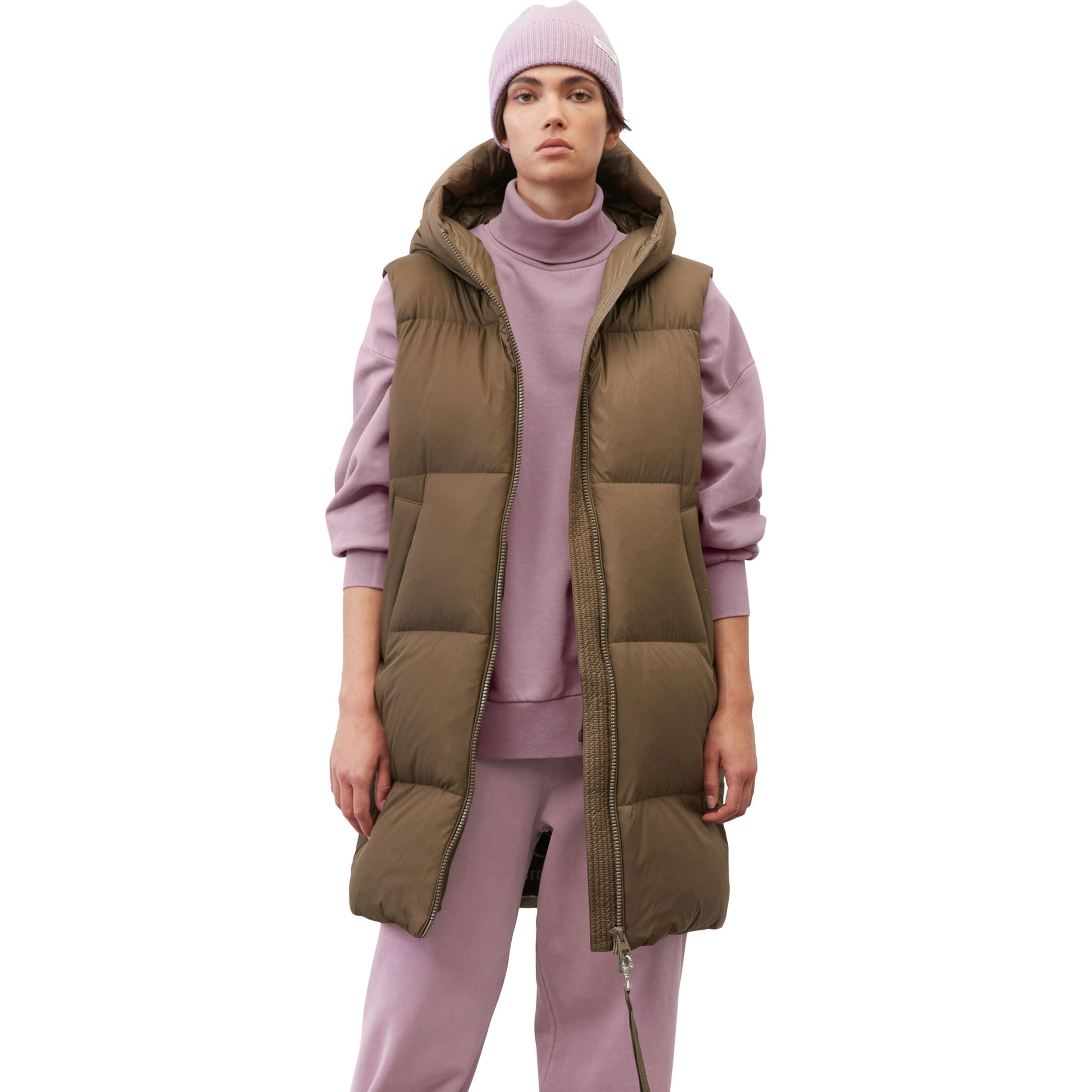 MARC O'POLO Vest moterims, dark walnut 2