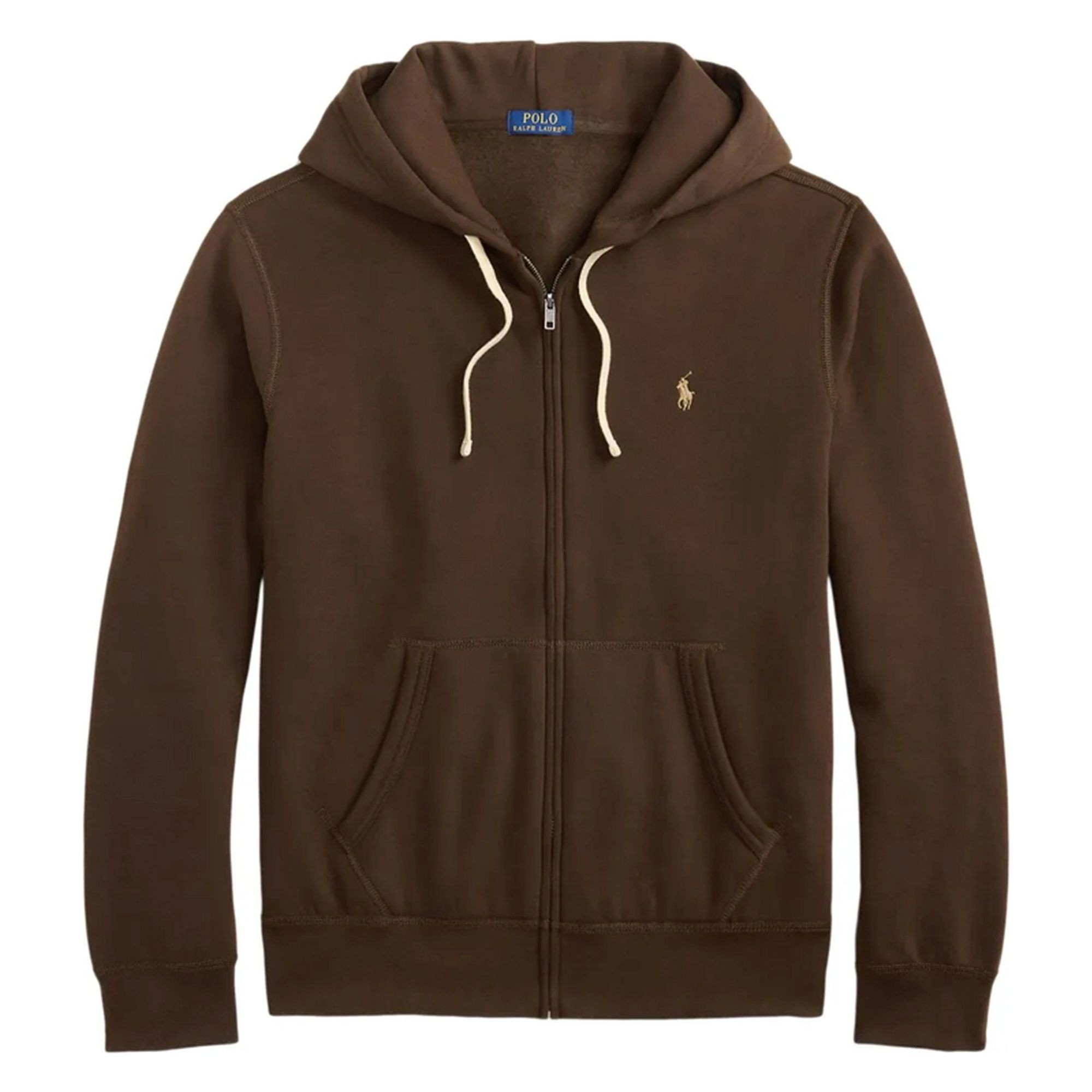 POLO RALPH LAUREN Sportinis nertinis vyrams, Ruda, Lsfzhoodm6-long sleeve-knit 1