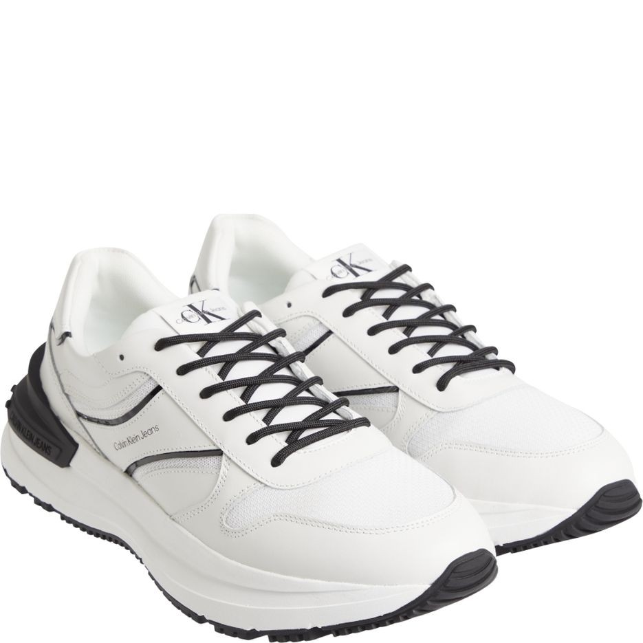 CALVIN KLEIN JEANS Sportiniai bateliai vyrams, Balta, CHUNKY RIBBON 1