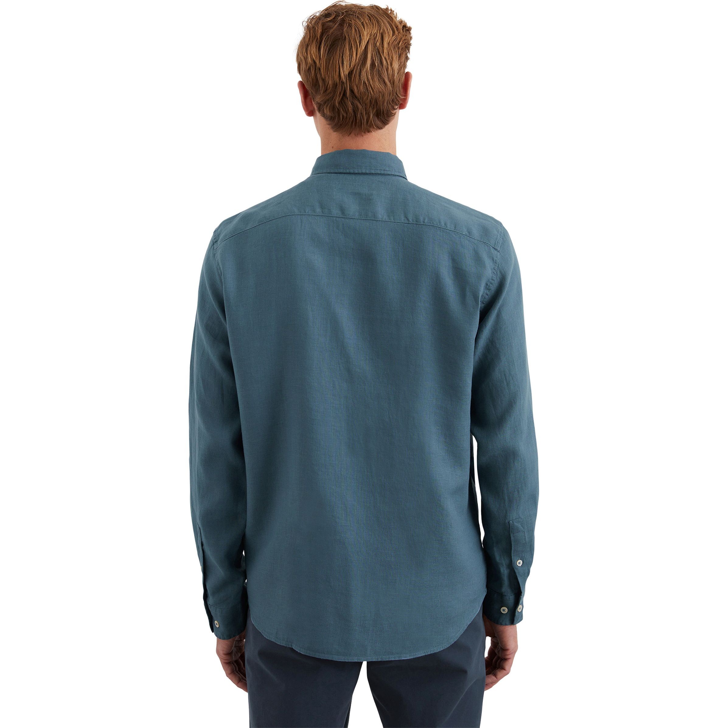 MARC O'POLO Marškiniai ilgomis rankovėmis vyrams, Mėlyna, Shirts lon M23742842318 3