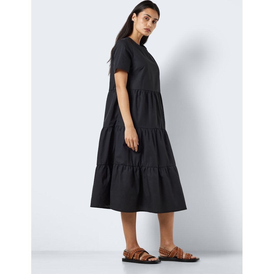 NOISY MAY Maxi suknelė moterims, Juoda, Nmcaroline maxi dress 4