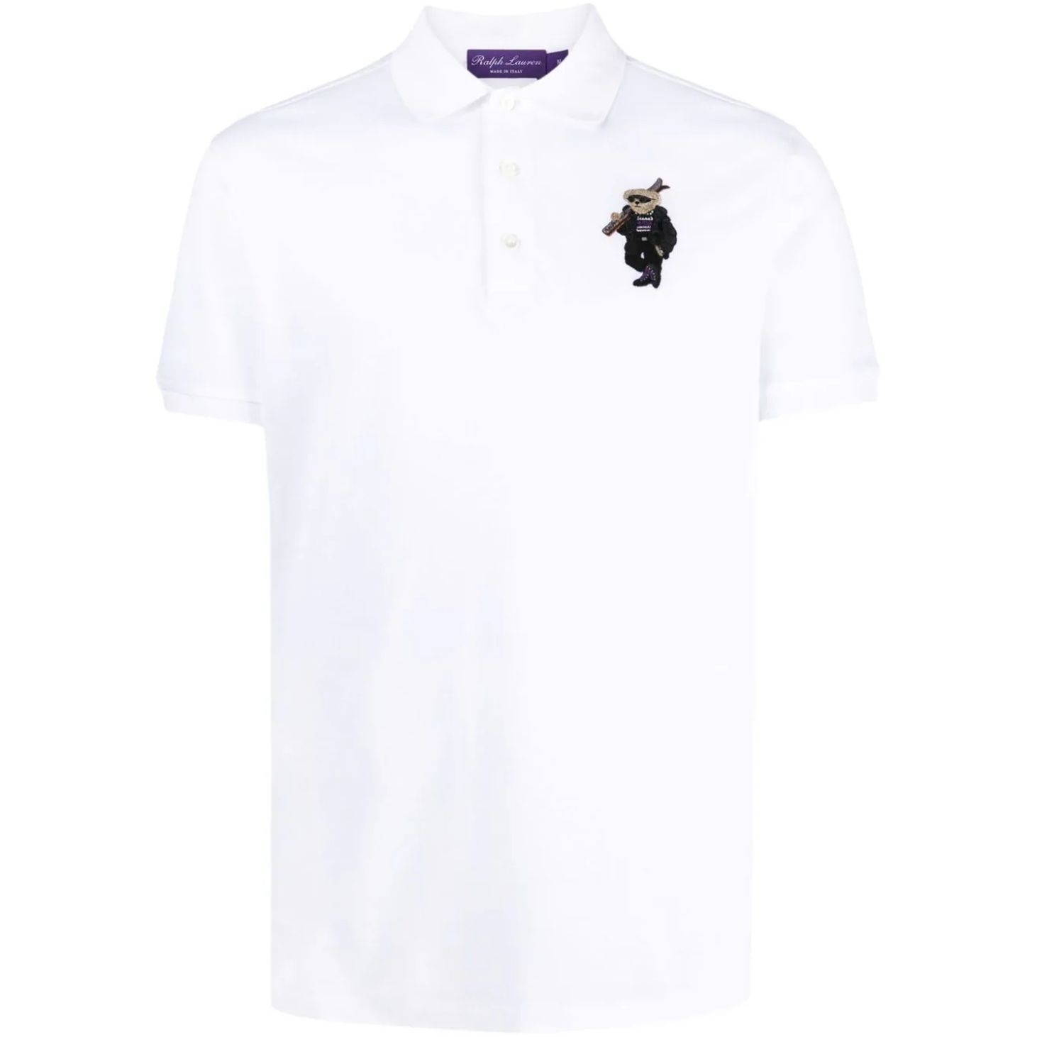 RALPH LAUREN PURPLE Polo marškiniai trumpos rank. vyrams, Balta, Short sleeve polo shirt 1