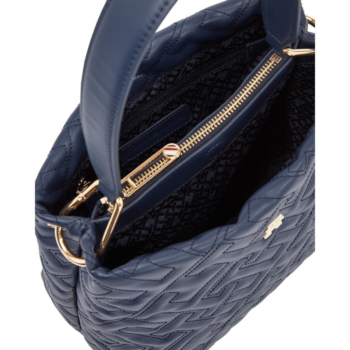 TOMMY HILFIGER Rankinė per petį moterims, Mėlyna, Soft bucket mono 5