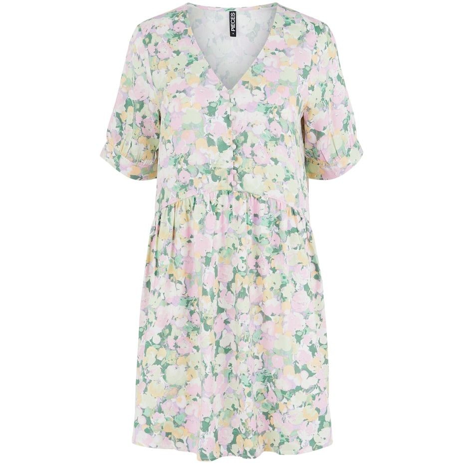 PIECES Midi suknelė moterims, Rožinė, PCVIGGI 2/4 DRESS BC 1