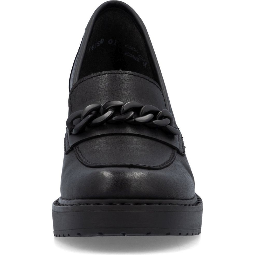 RIEKER Loaferiai moterims, Juoda, Pumped loafer 6