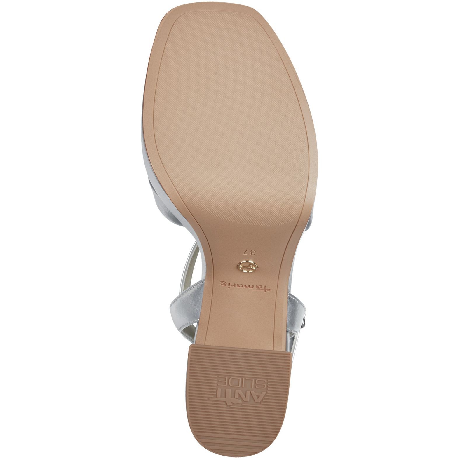 TAMARIS Basutės moterims, Sidabrinė, Sandals 5