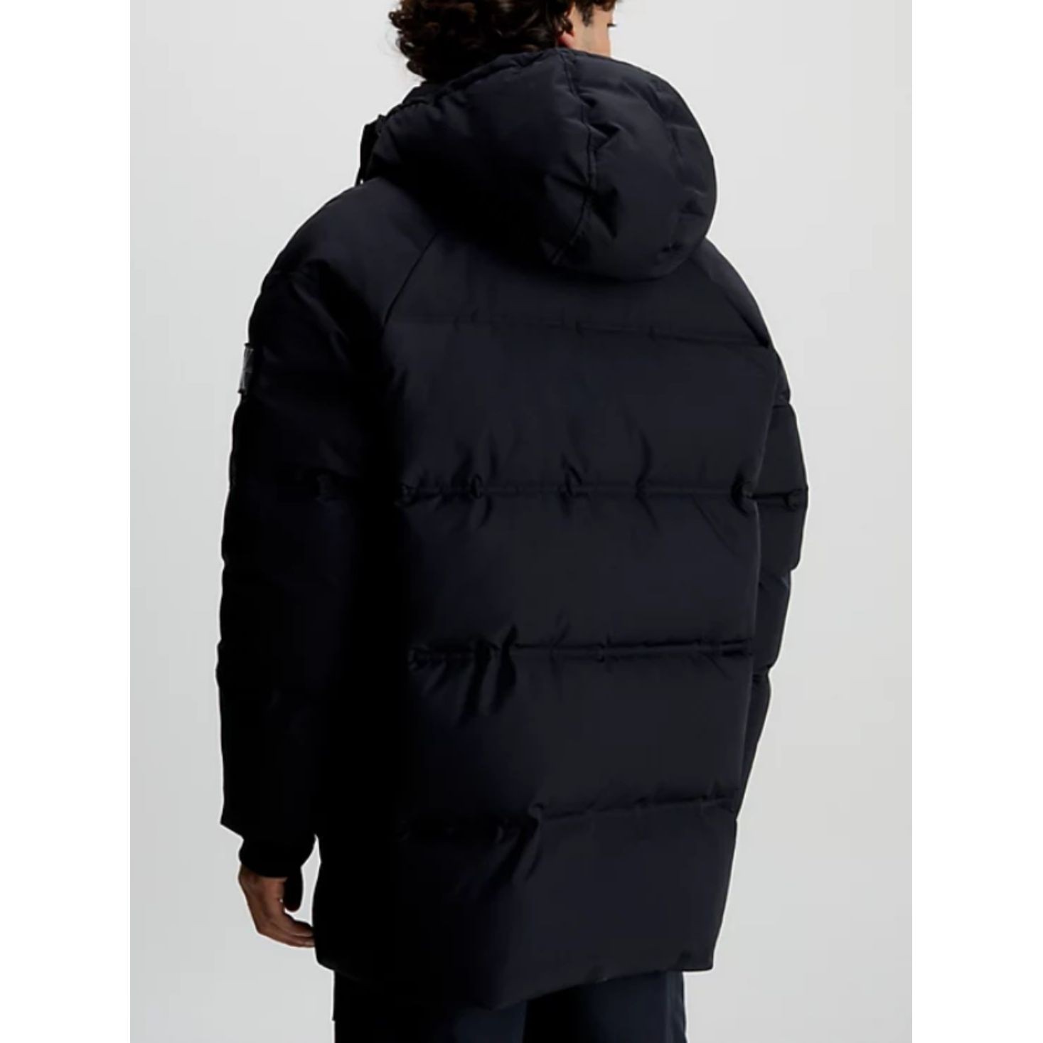 CALVIN KLEIN JEANS Pūkinė striukė vyrams, Juoda, Non-down technical parka 3