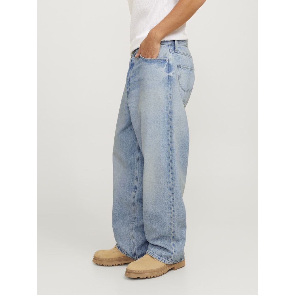 JACK & JONES Platūs džinsai vyrams, Mėlyna, Alex 4