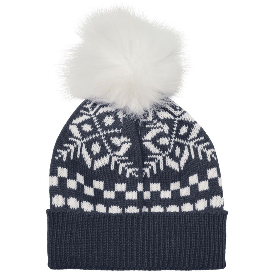 VERO MODA Kepurė moterims, Mėlyna, VMSNOWFLAKE PATTERN