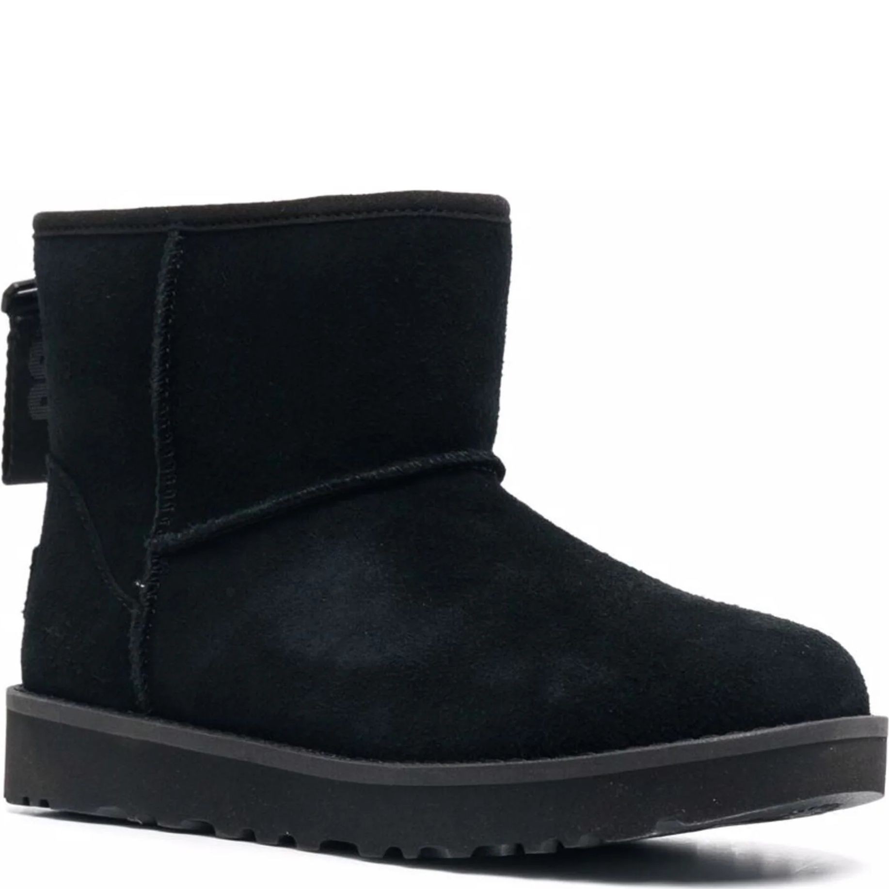 UGG Aulinukai moterims, Juoda, Classic Mini Logo Zip BOOTIES 1