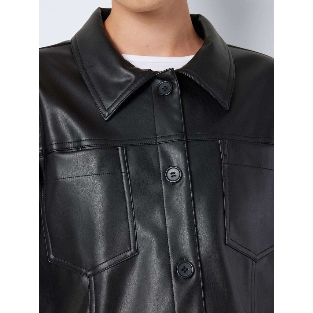 NOISY MAY Marškiniai moterims, Juoda, NMMARIN L/S SHIRT 4