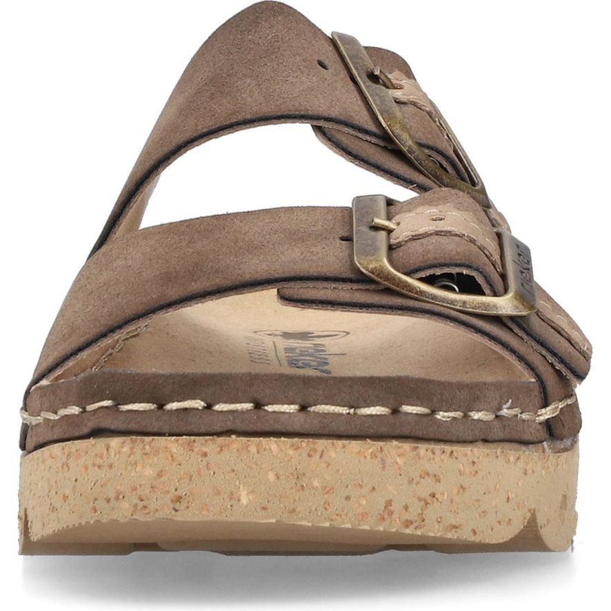 RIEKER Šlepetės moterims, Ruda, Slippers 6