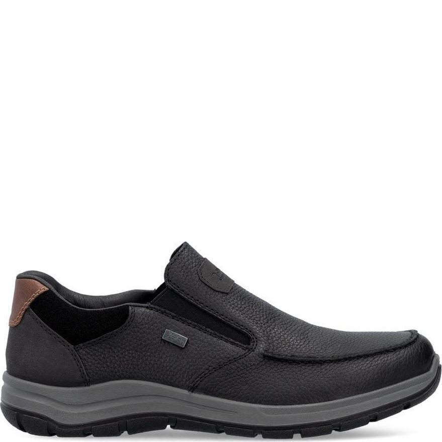 RIEKER Laisvalaikio bateliai vyrams, Juoda, Men's shoes 2