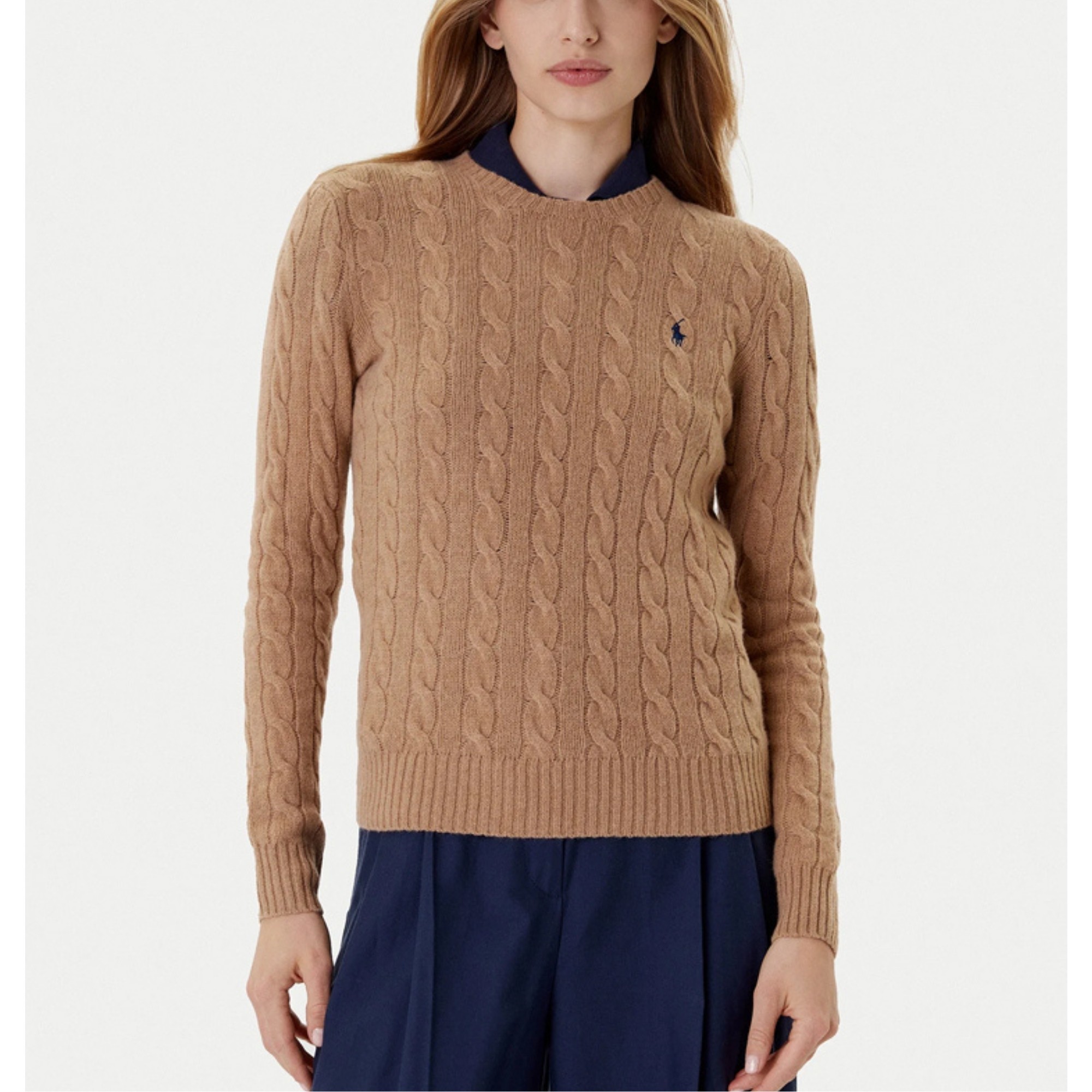 POLO RALPH LAUREN Megztinis moterims, Ruda, Julianna long sleeve pullover 4