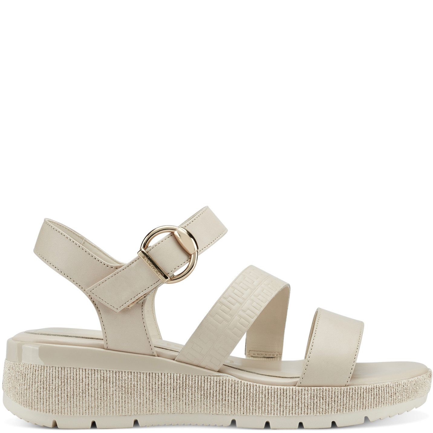 TAMARIS Basutės moterims, Smėlio, SANDALS 2