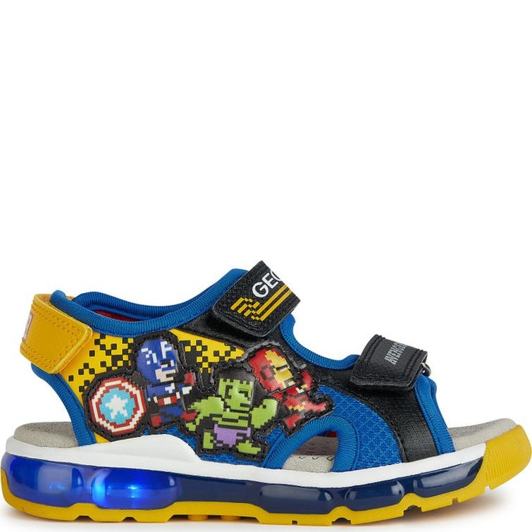 GEOX Basutės berniukams, Juoda, Sandal android 7