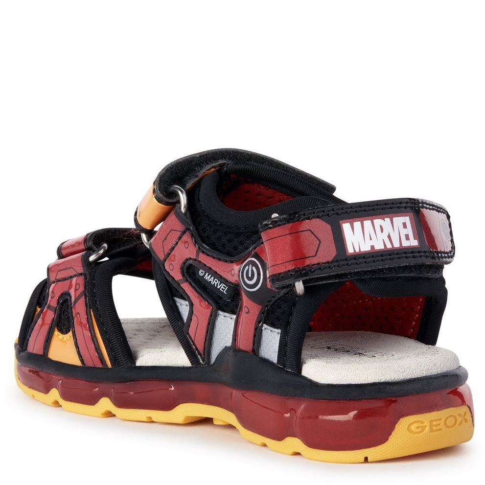 GEOX Basutės berniukams, Juoda, SANDALS ANDROID 3