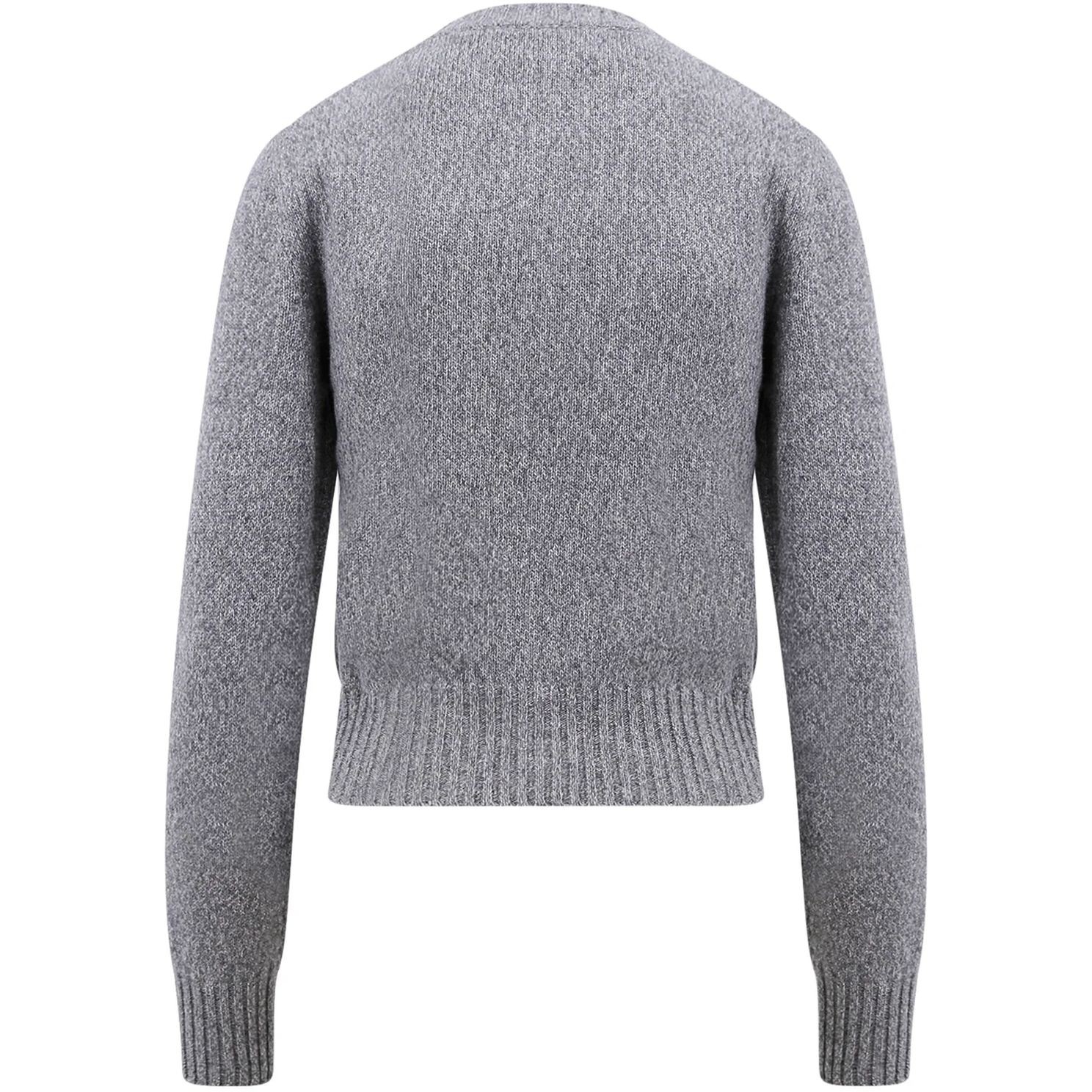 AMI PARIS Megztinis moterims, Pilka, Tonal adc sweater 2