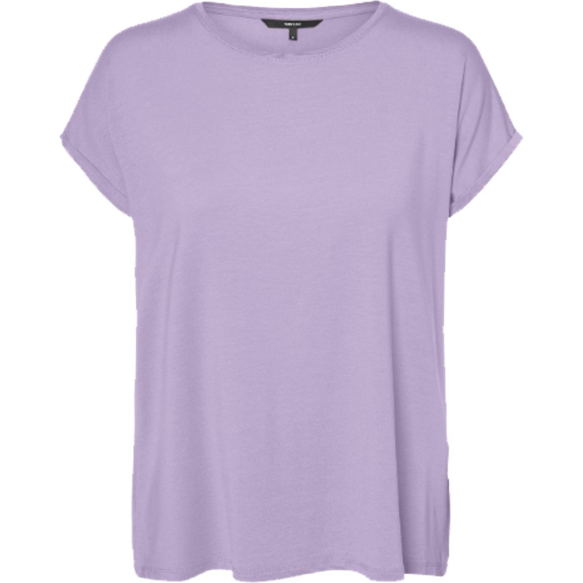 VERO MODA Marškinėliai moterims, Violetinė, Ava plain top