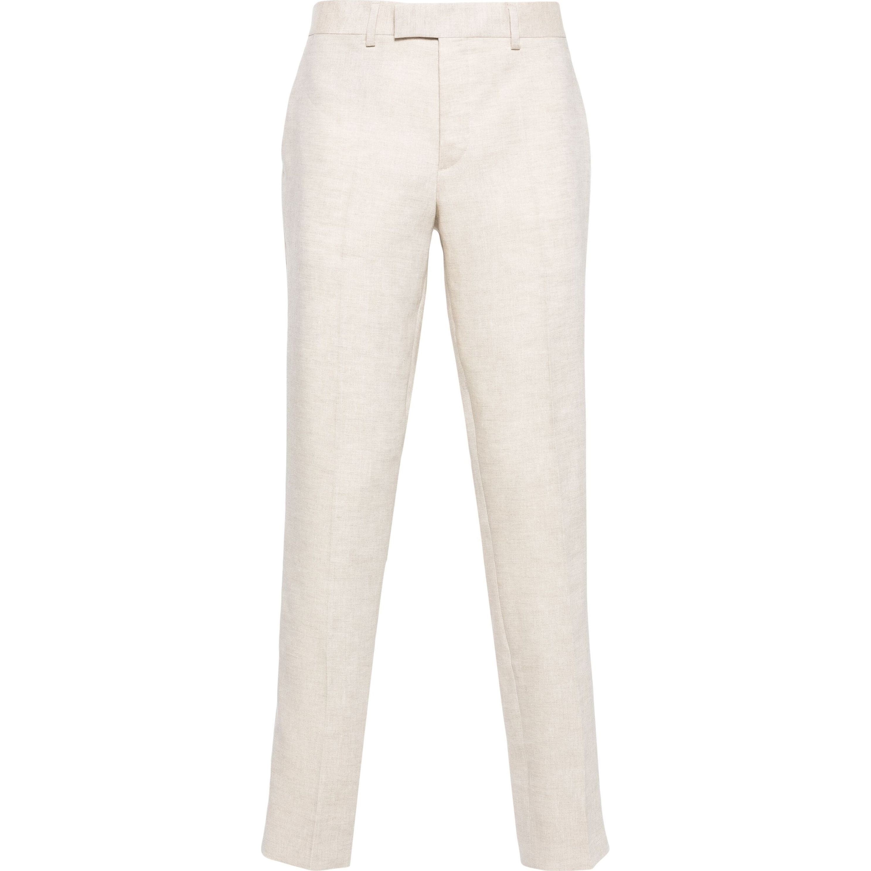 J.LINDEBERG Kelnės vyrams, Ruda, Grant super linen pants