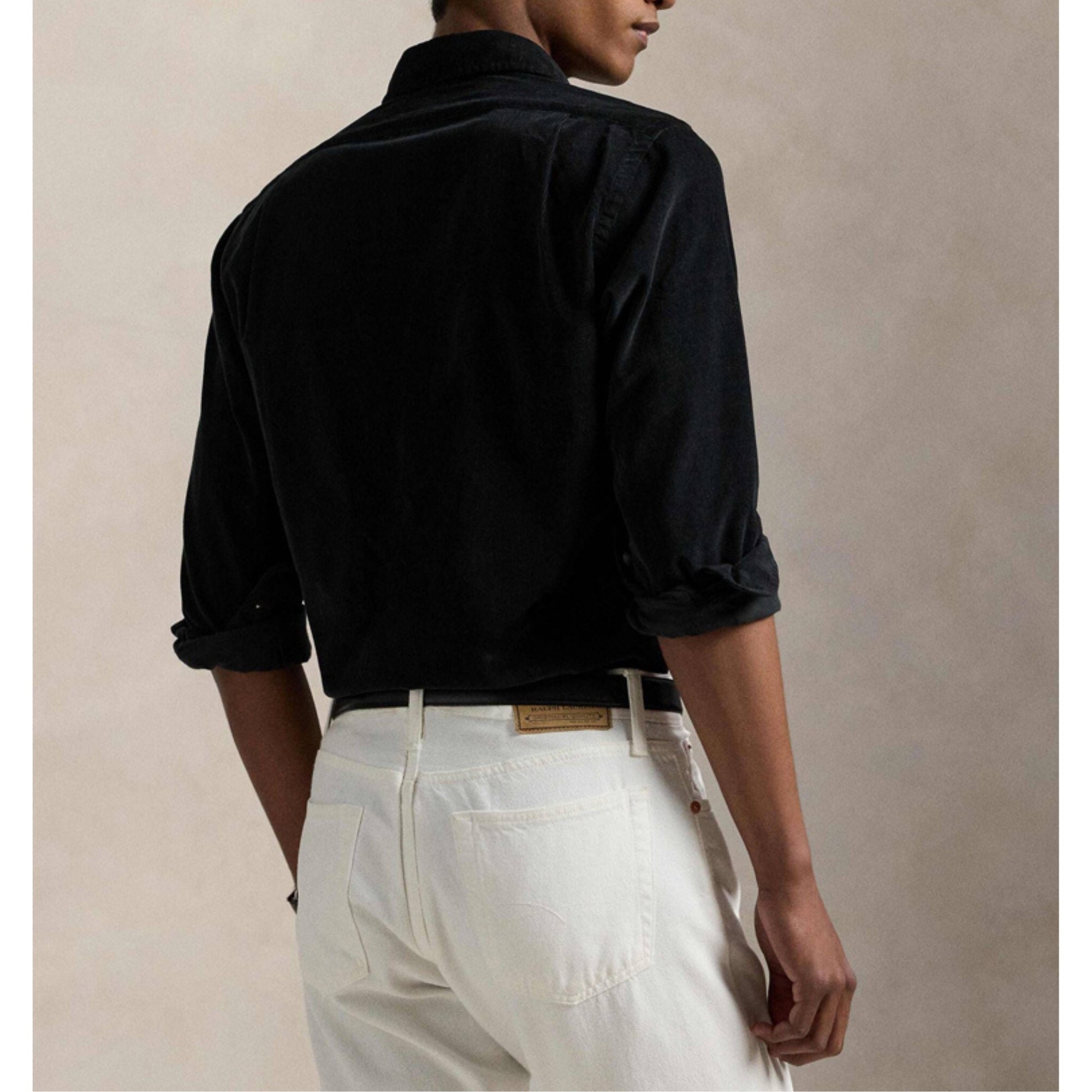 POLO RALPH LAUREN Marškiniai ilgomis rankovėmis vyrams, Juoda, Long sleeve sport shirt 2