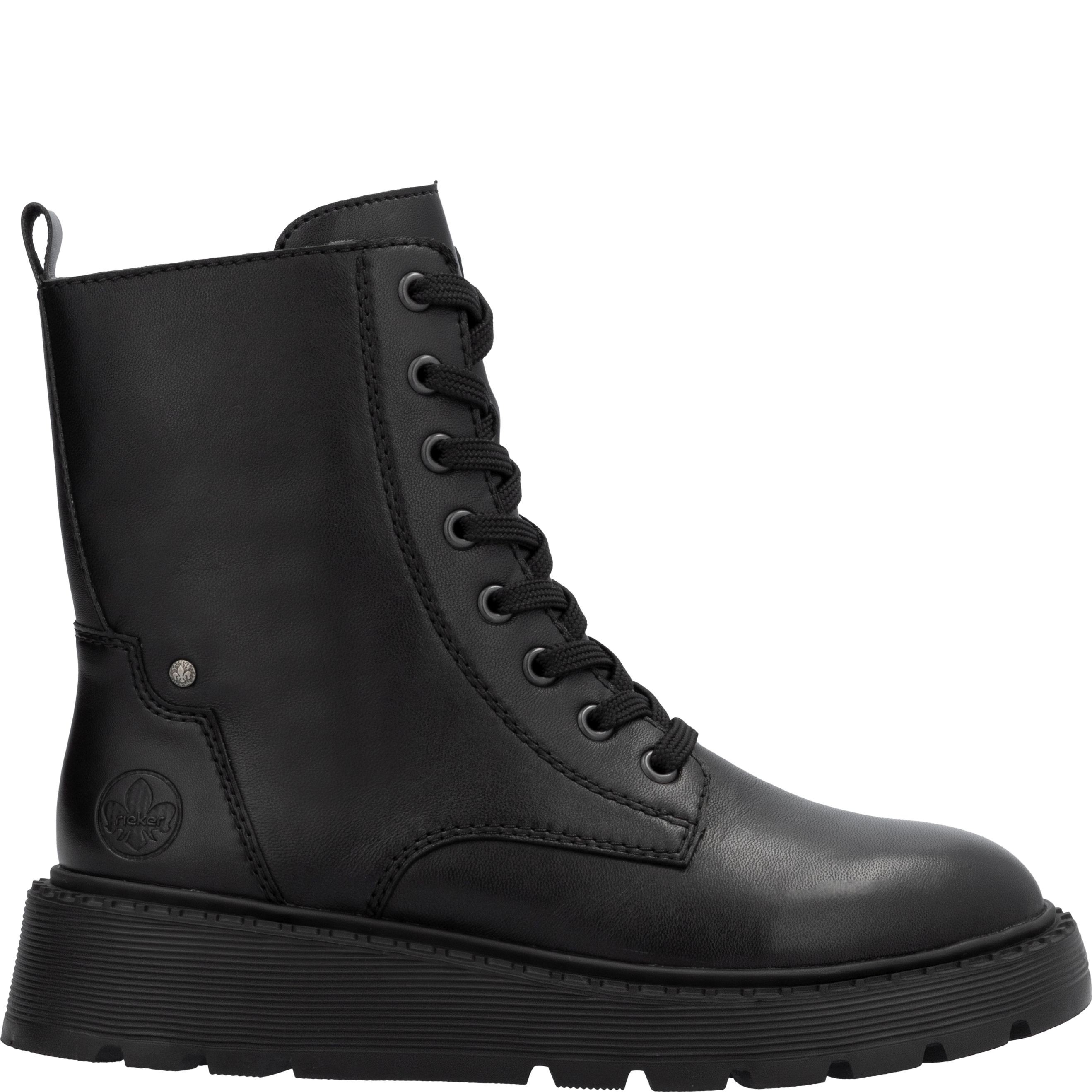 RIEKER Aulinukai moterims, Juoda, Ladies mid height boots 3