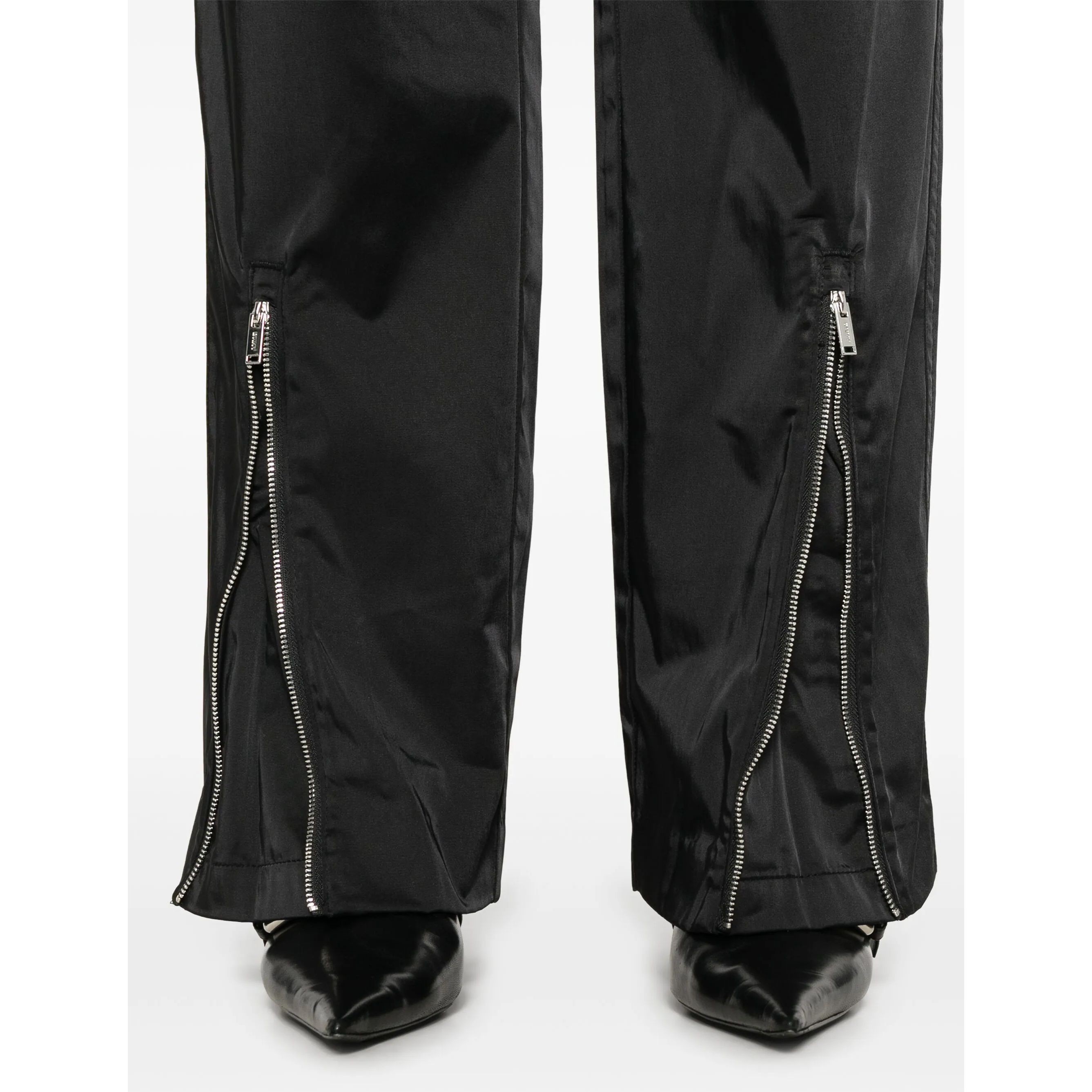 DKNY Kelnės moterims, Juoda, Sateen cargo pant 2