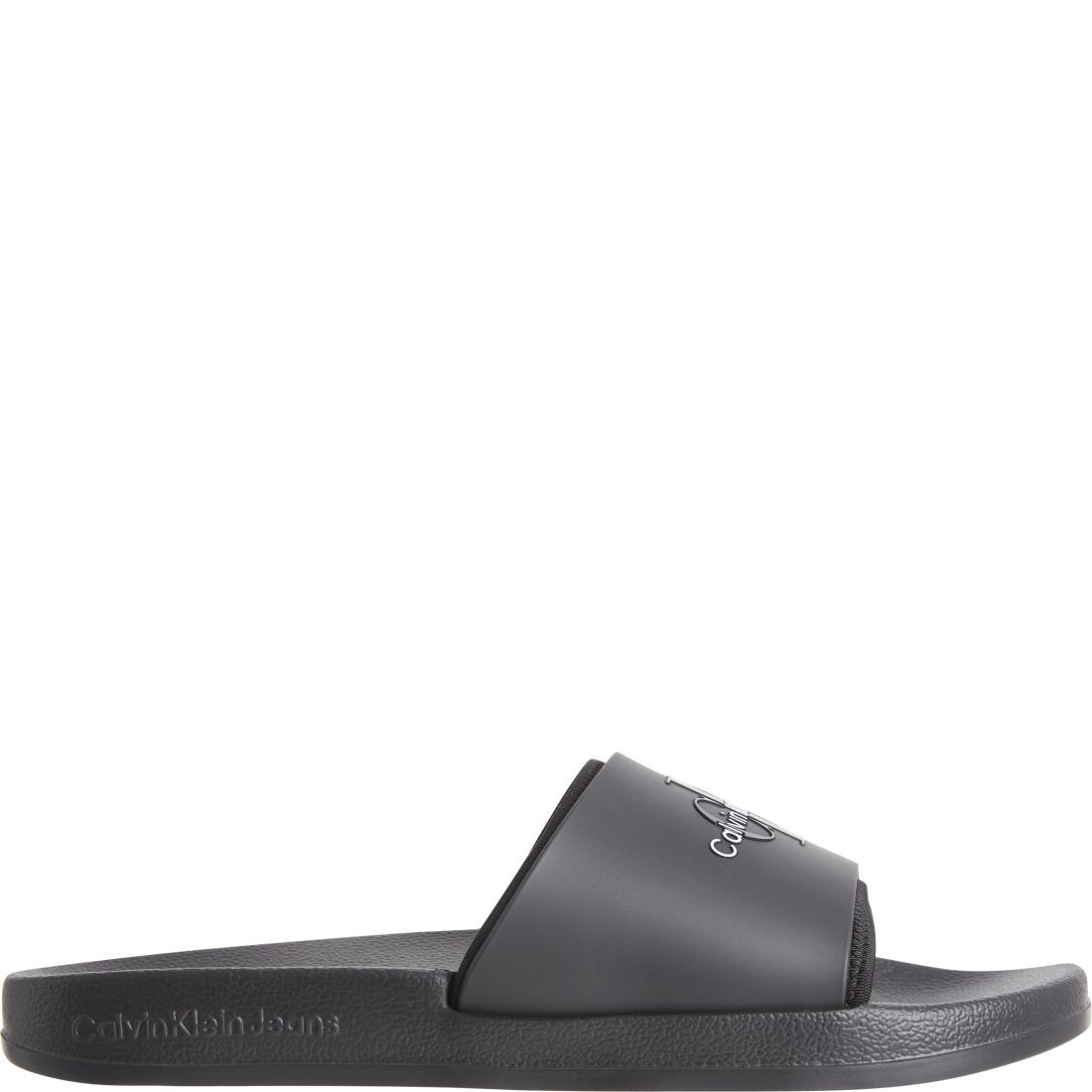CALVIN KLEIN JEANS Šlepetės vyrams, Juoda, Slide monogram 2