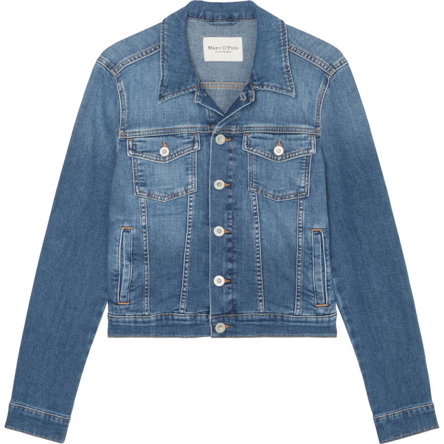 MARC O'POLO Džinsinis švarkas moterims, Mėlyna 1