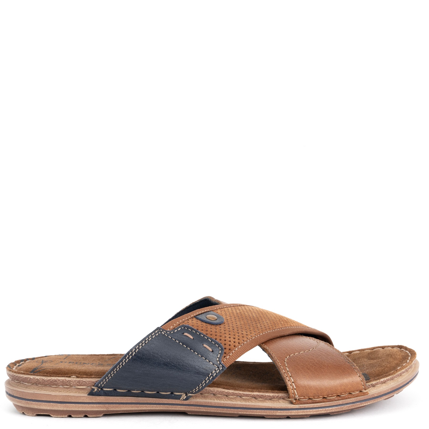 GRUNER SCHUHE Šlepetės vyrams, Ruda, Slippers 2